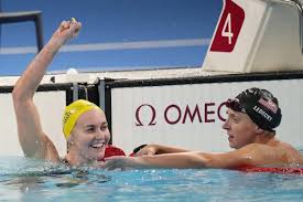 Ariarne Titmus, Katie Ledecky